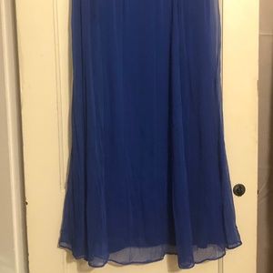 Royal Blue Maxi Skirt